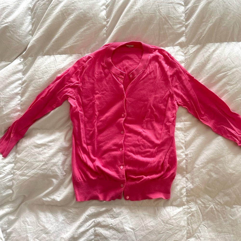 J Crew Cardigan pink size small